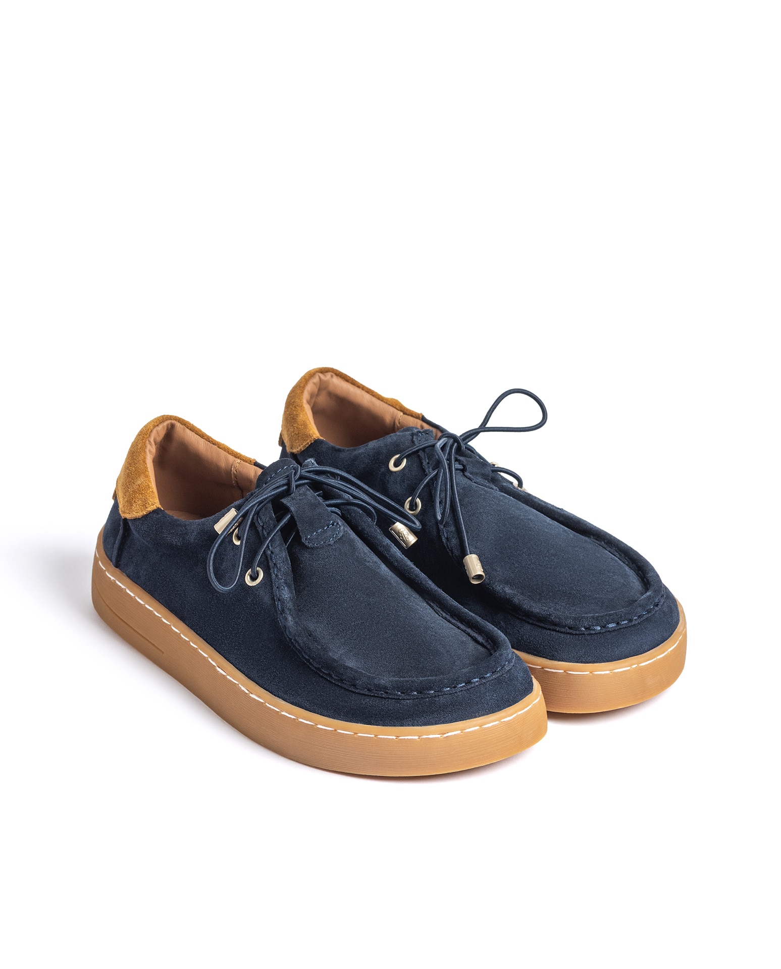 Zapatos confort de mujer de piel - Yokono - Azul marino Azul marino-2