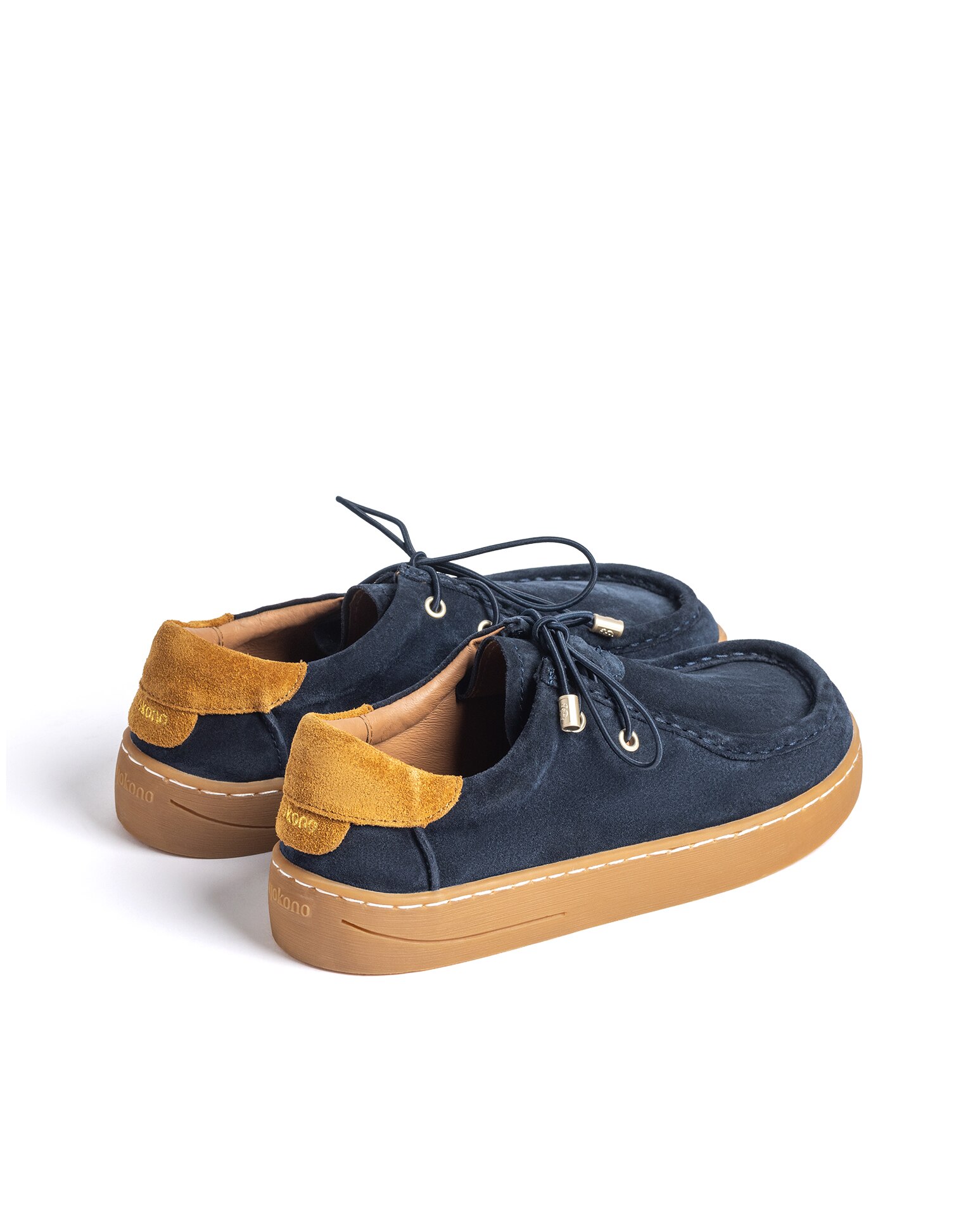 Zapatos confort de mujer de piel - Yokono - Azul marino Azul marino-4