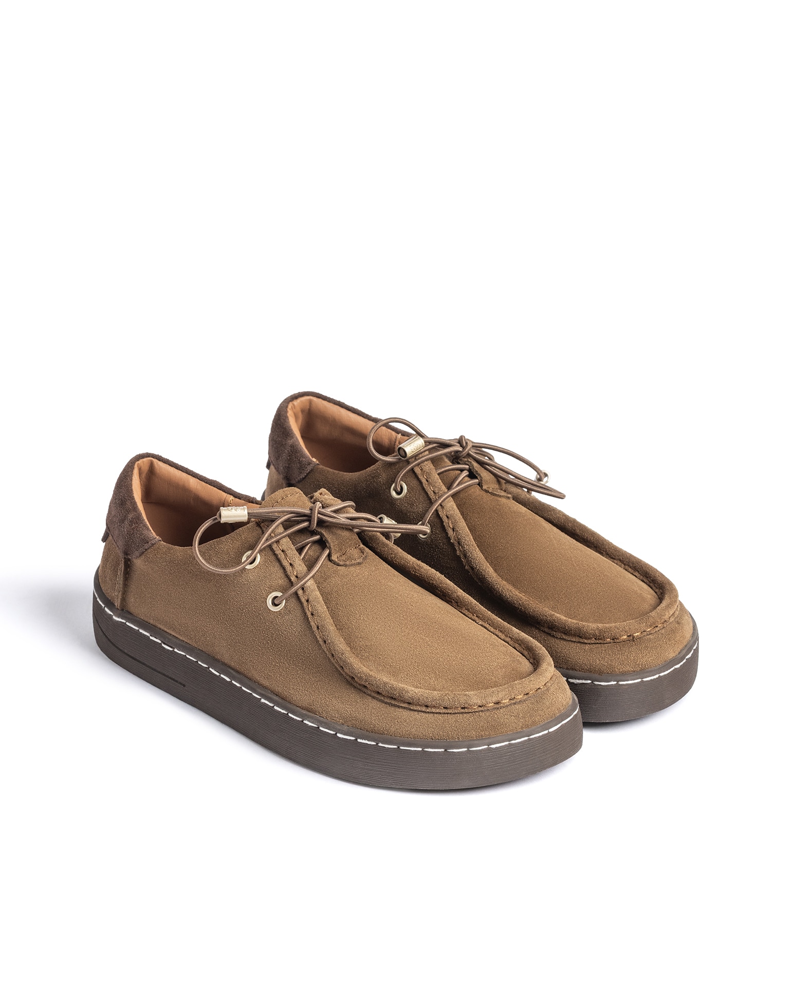 Zapatos confort de mujer de piel - Yokono - Marrón Marrón-2