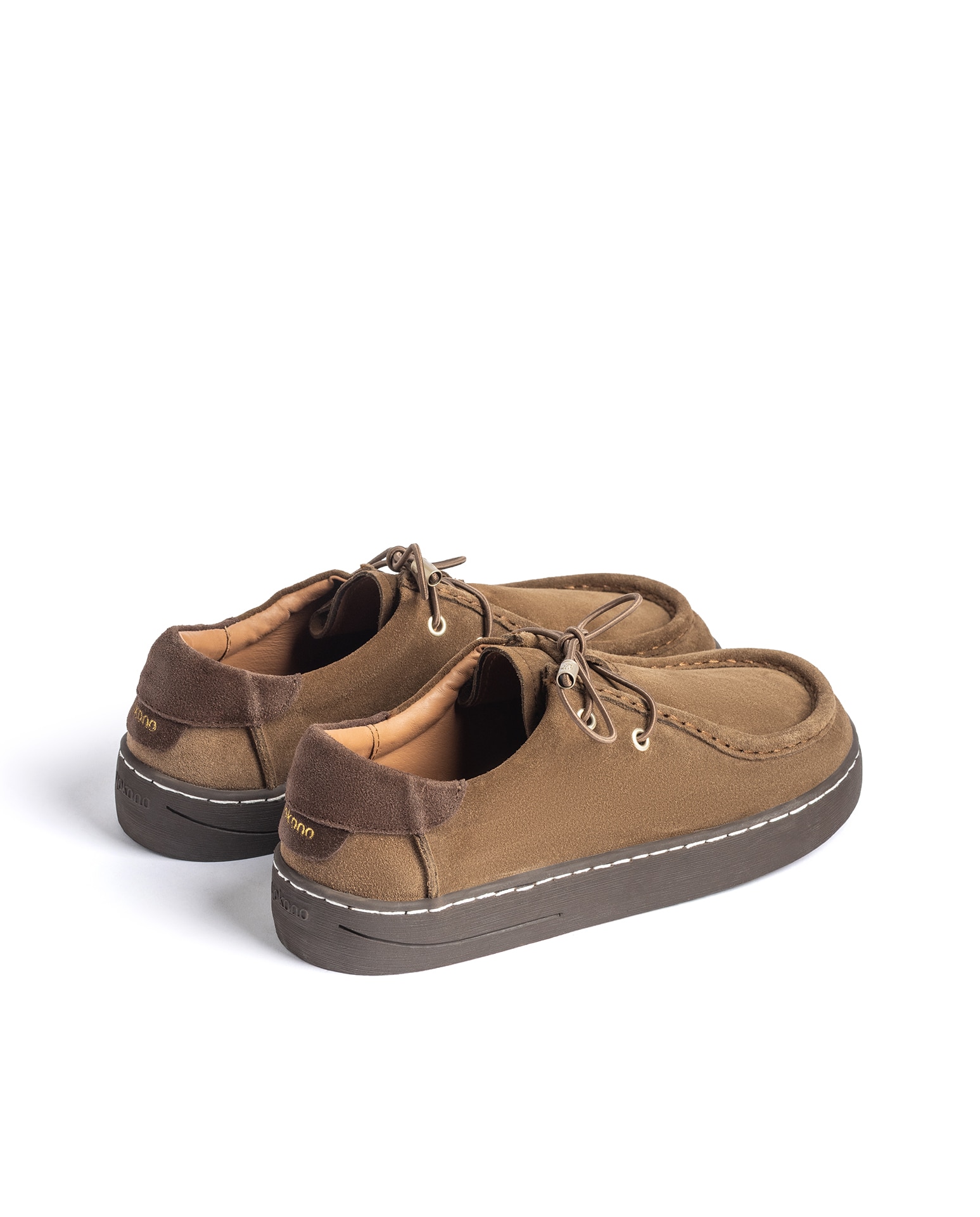 Zapatos confort de mujer de piel - Yokono - Marrón Marrón-4