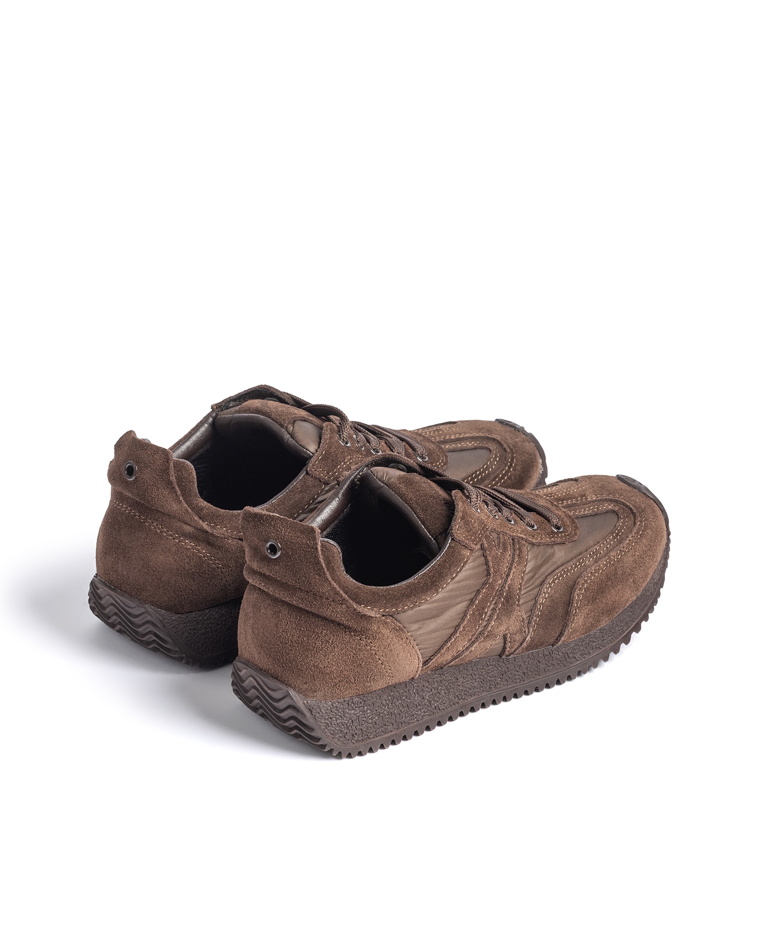 Zapatillas básicas de mujer de piel - Yokono - Marrón oscuro Marrón oscuro-2