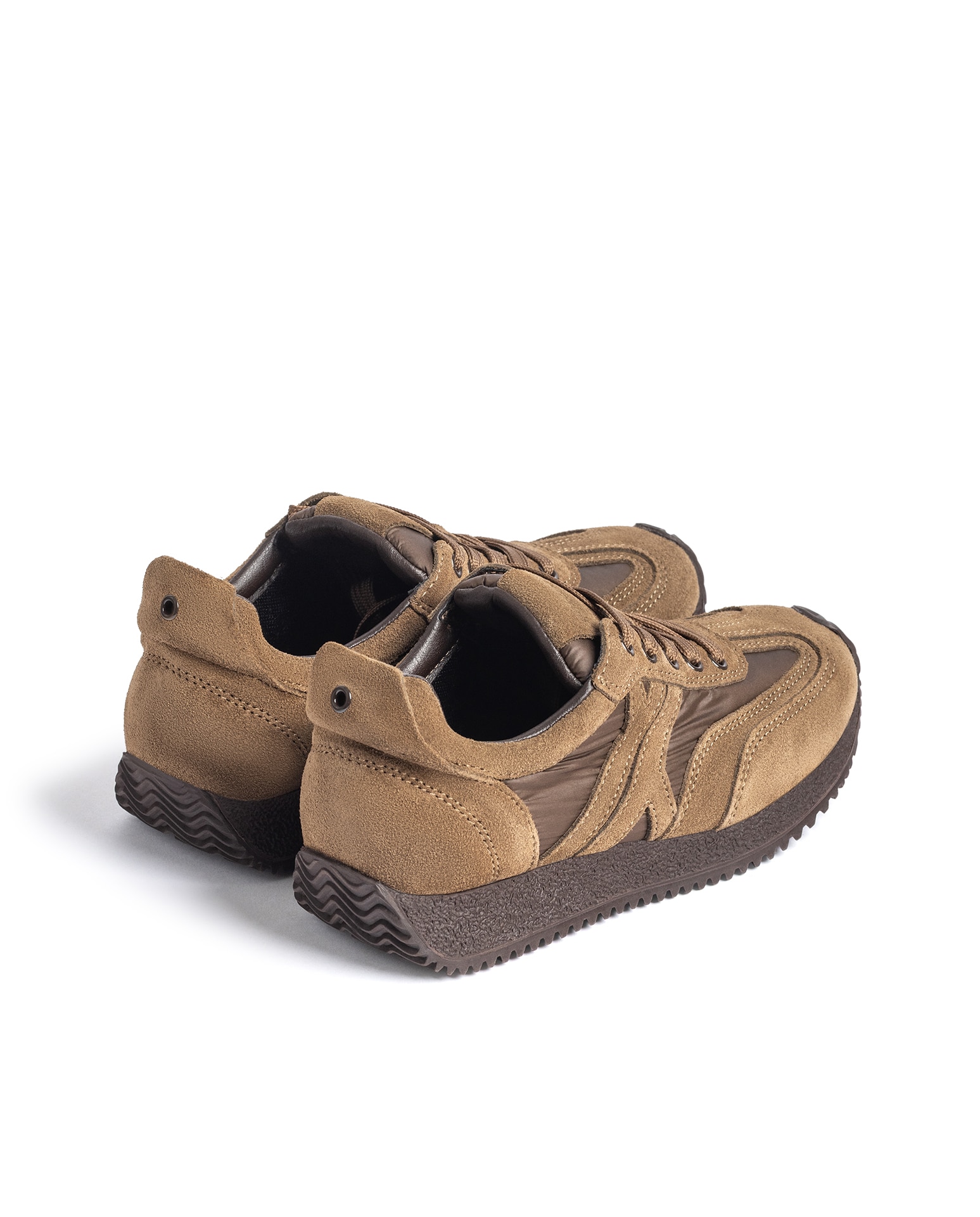 Zapatillas básicas de mujer de piel - Yokono - Marrón Marrón-2