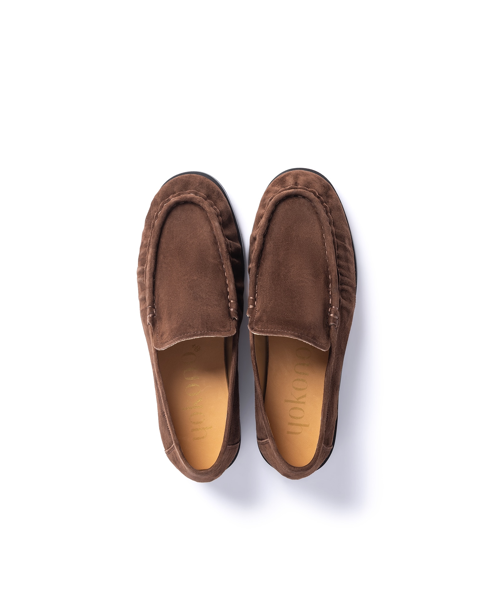 Mocasines planos de mujer de piel - Yokono - Marrón oscuro Marrón oscuro-3
