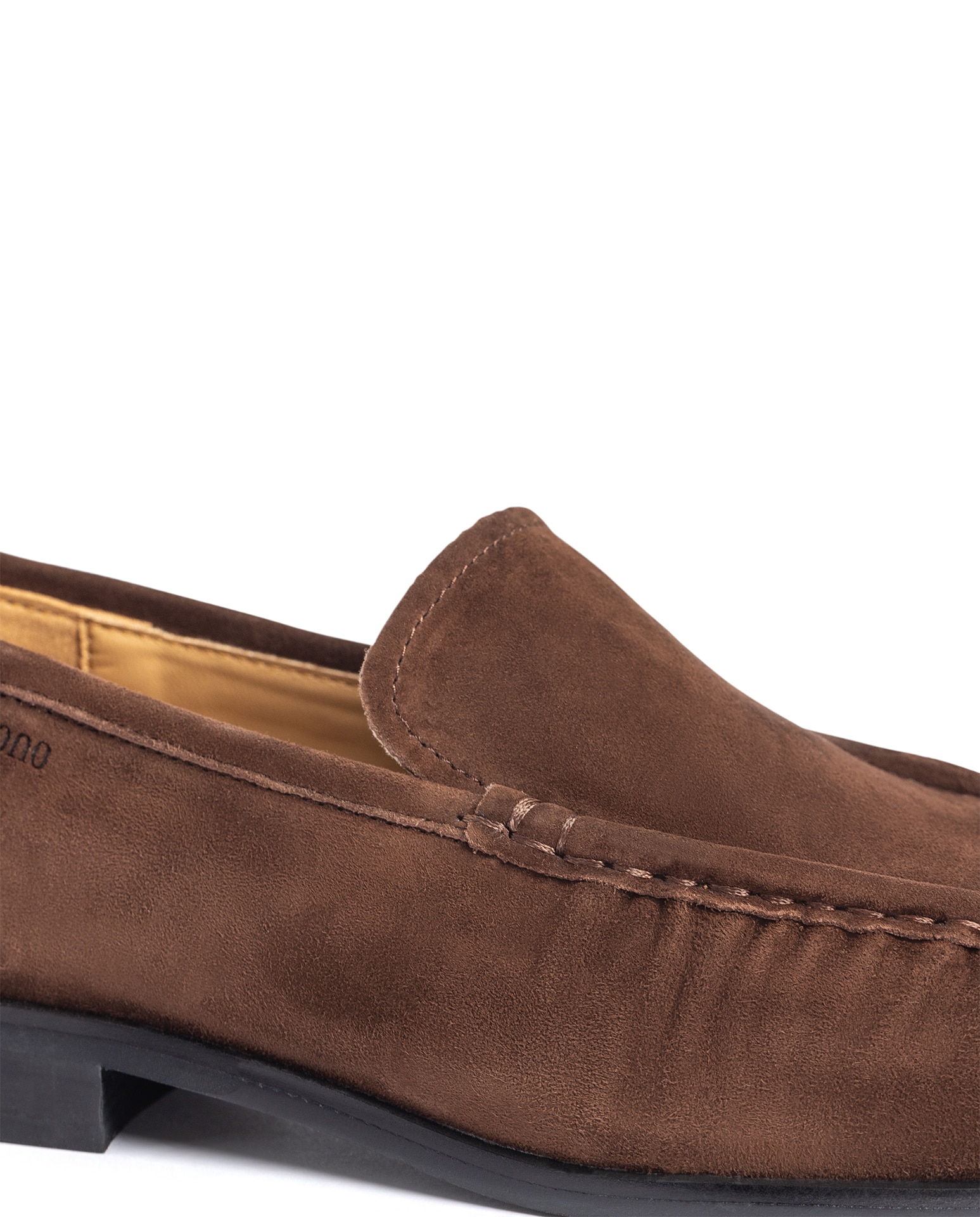Mocasines planos de mujer de piel - Yokono - Marrón oscuro Marrón oscuro-5