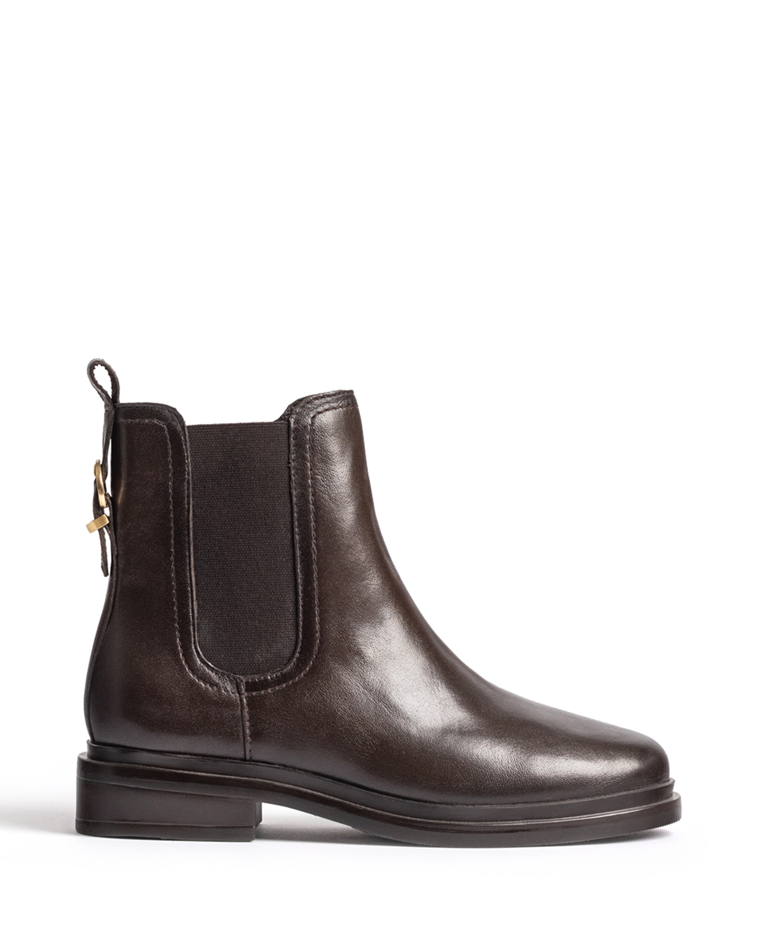 Imagen 1 de Botines chelsea de mujer de piel Marrón oscuro