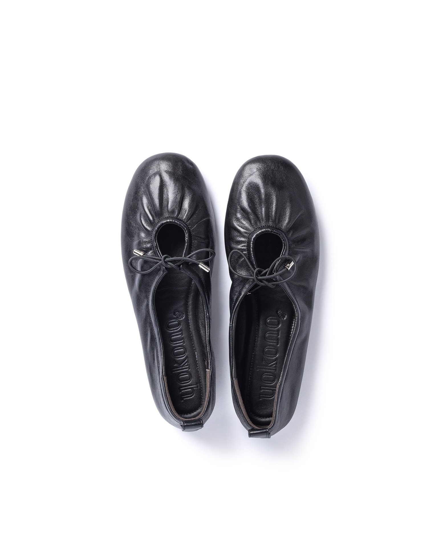 Bailarinas planas de mujer de piel - Yokono - Negro Negro-3