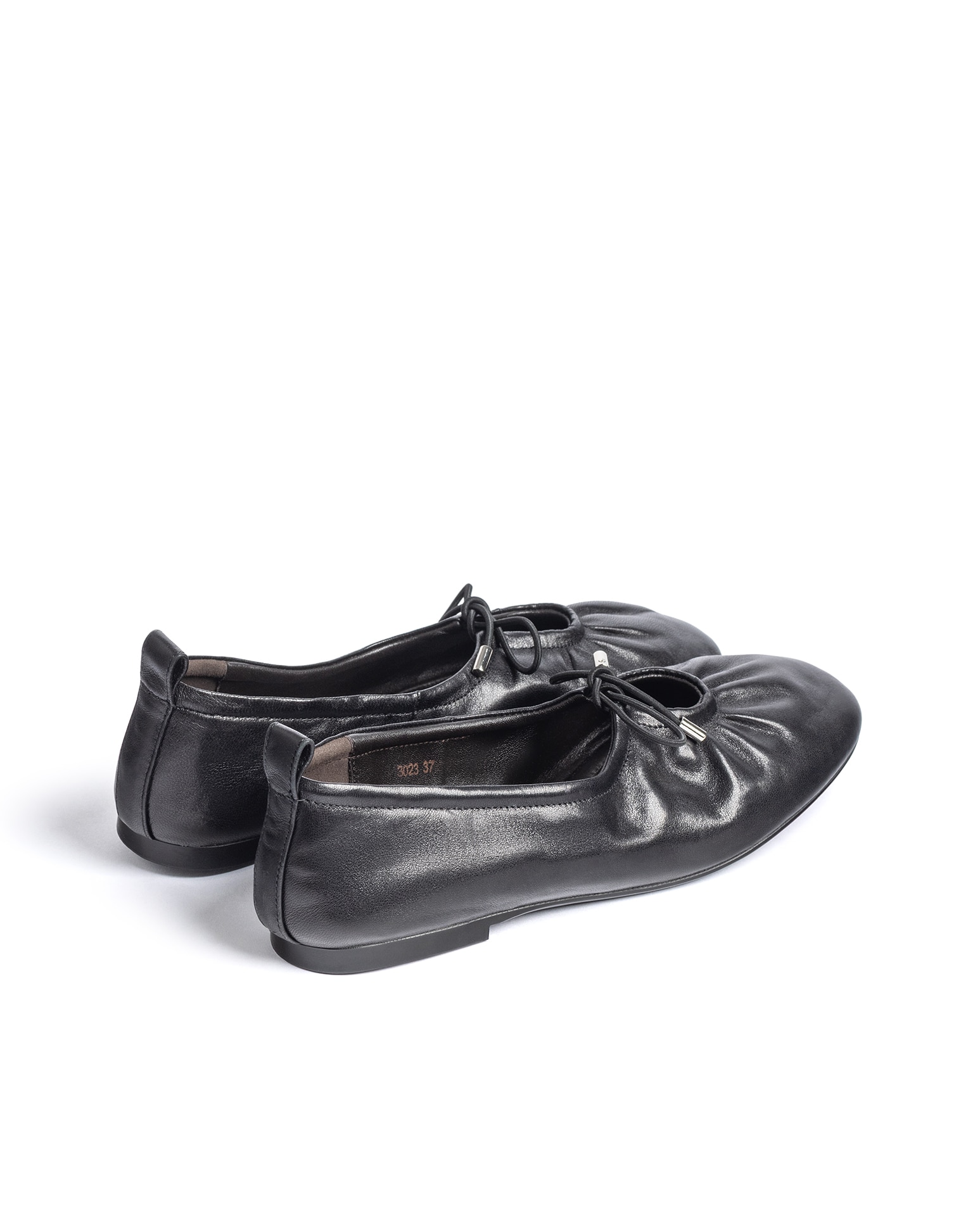 Bailarinas planas de mujer de piel - Yokono - Negro Negro-4
