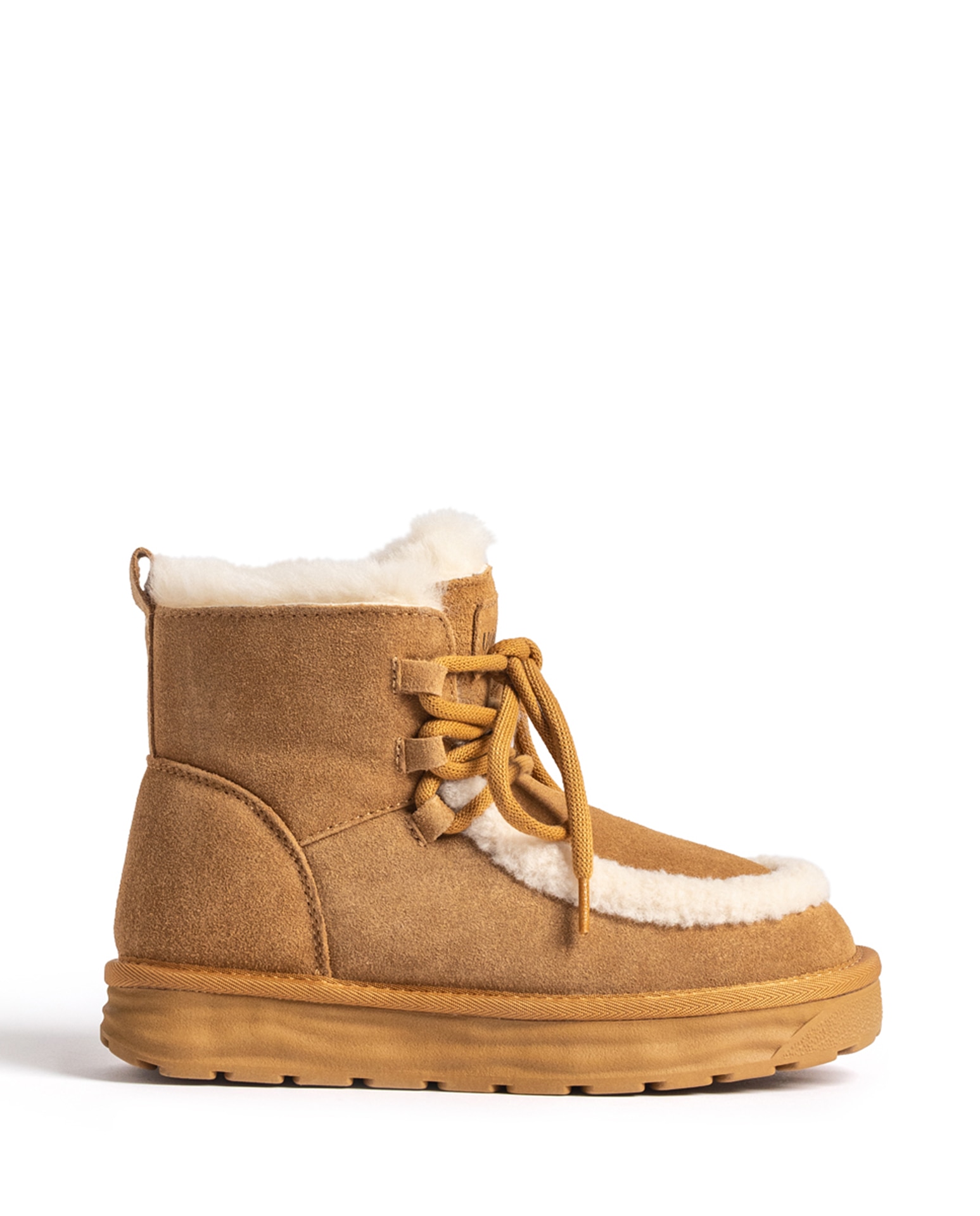 Botas de pelo de mujer de piel - Yokono - Marrón Marrón-1