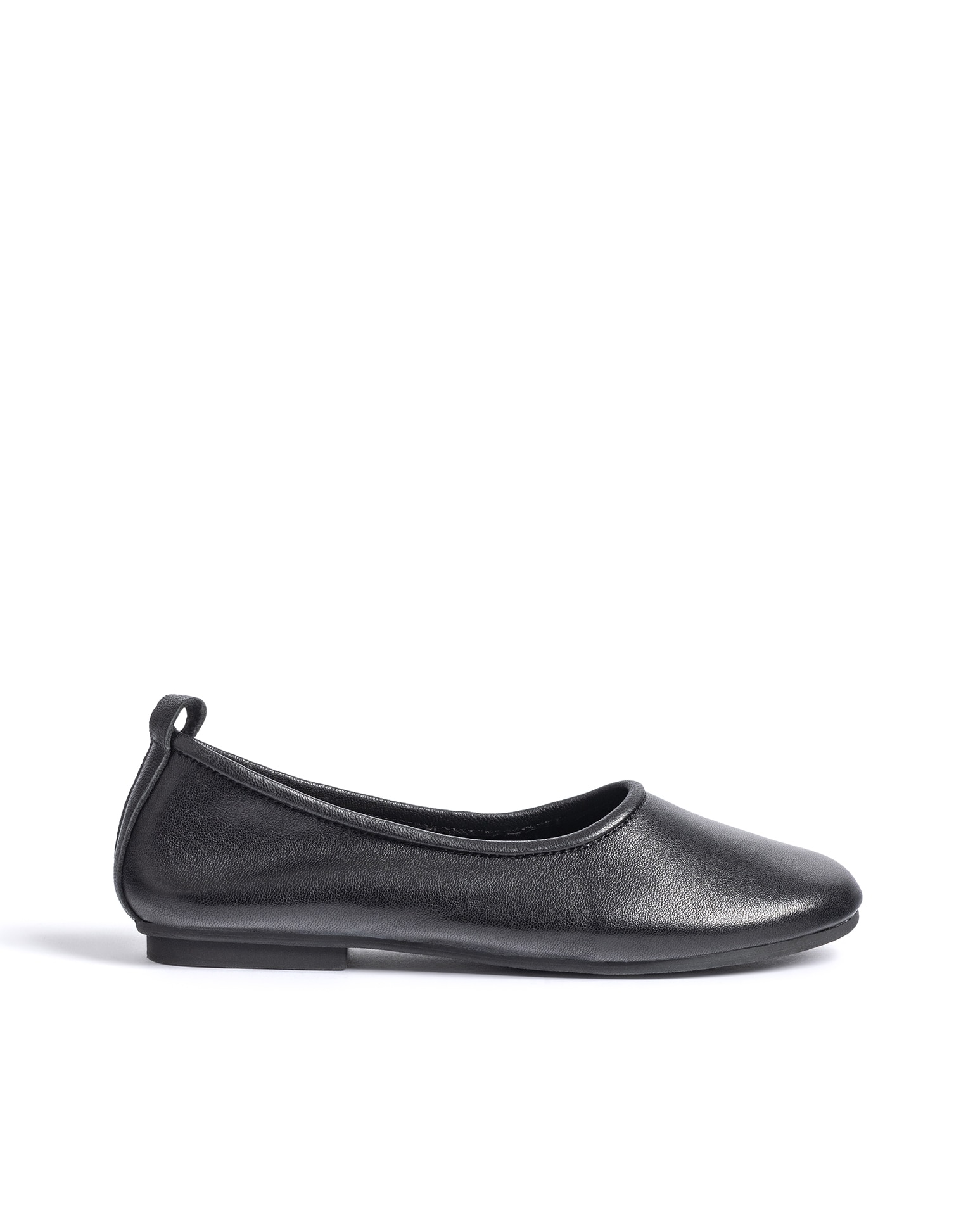 Bailarinas planas de mujer de piel - Yokono - Verde Negro-1