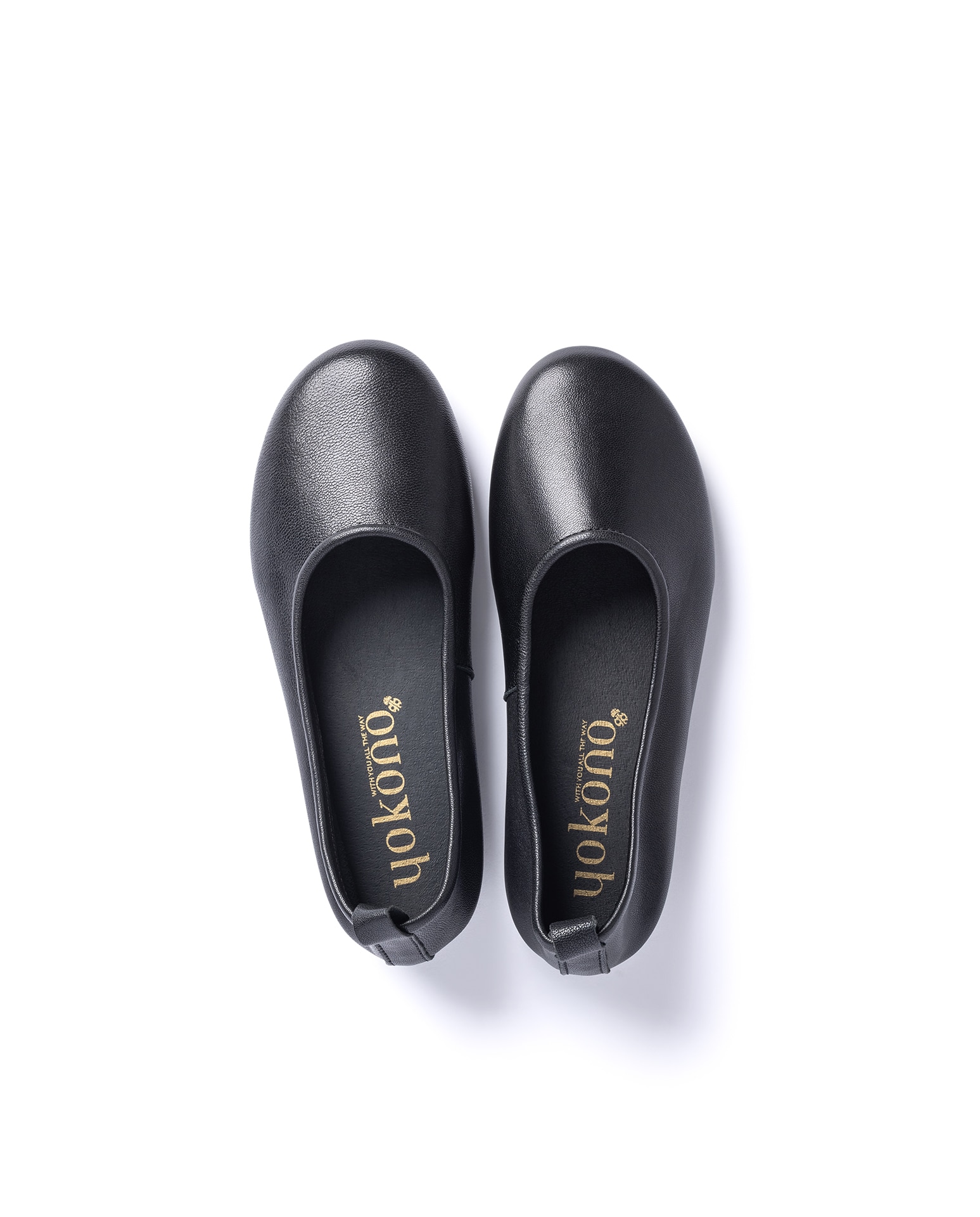 Bailarinas planas de mujer de piel - Yokono - Verde Negro-3
