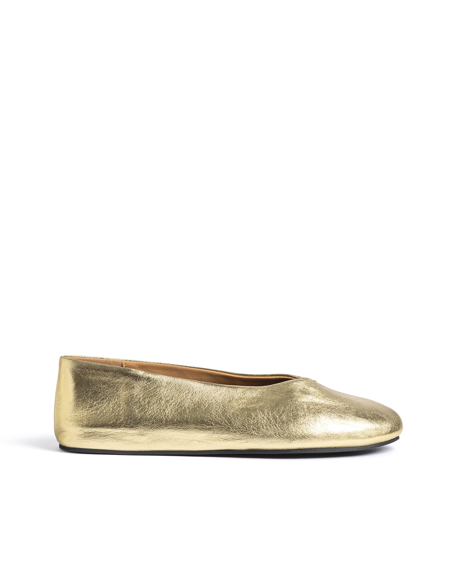 Bailarinas planas de mujer de piel - Yokono - Dorado Dorado-1