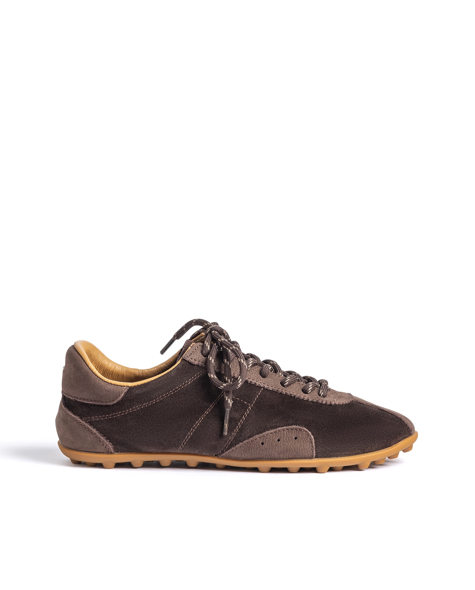 Zapatillas básicas de mujer de piel - Yokono - Marrón oscuro Marrón oscuro-1