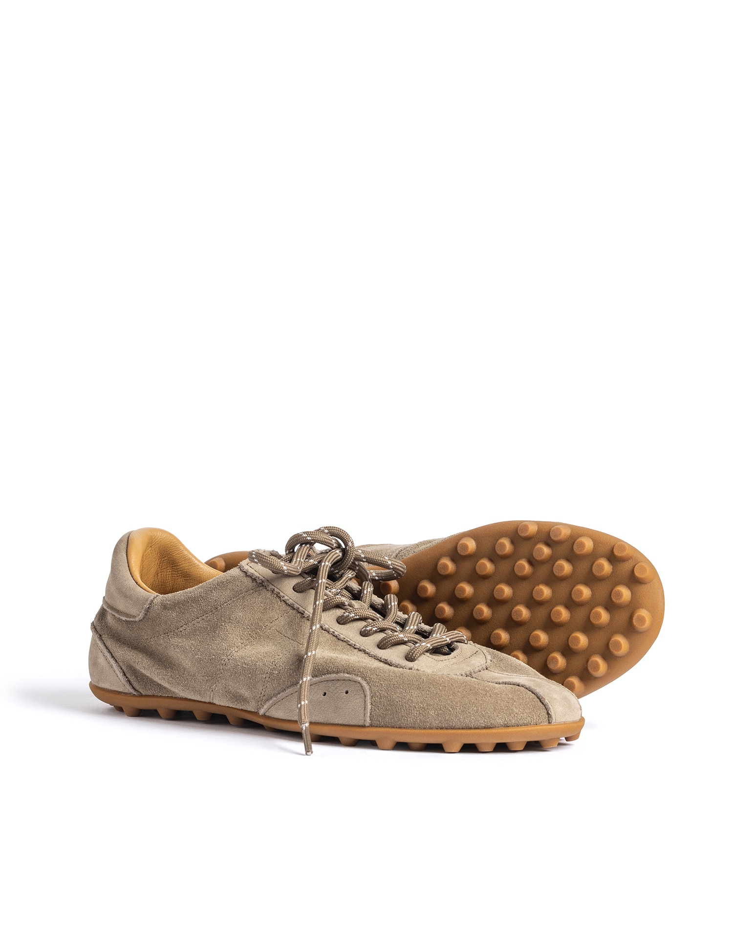 Zapatillas básicas de mujer de piel - Yokono - Verde militar Verde militar-3