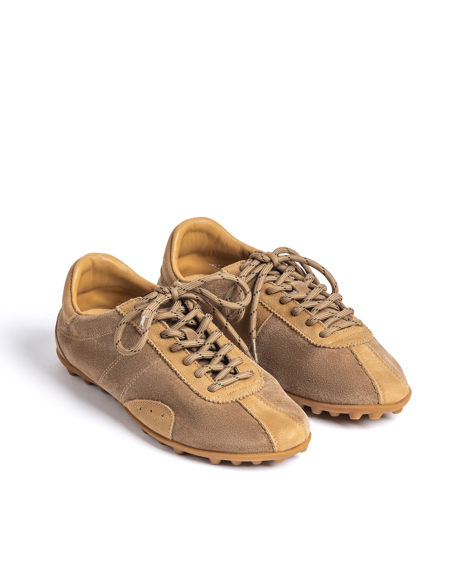 Zapatillas básicas de mujer de piel - Yokono - Beige Beige-2
