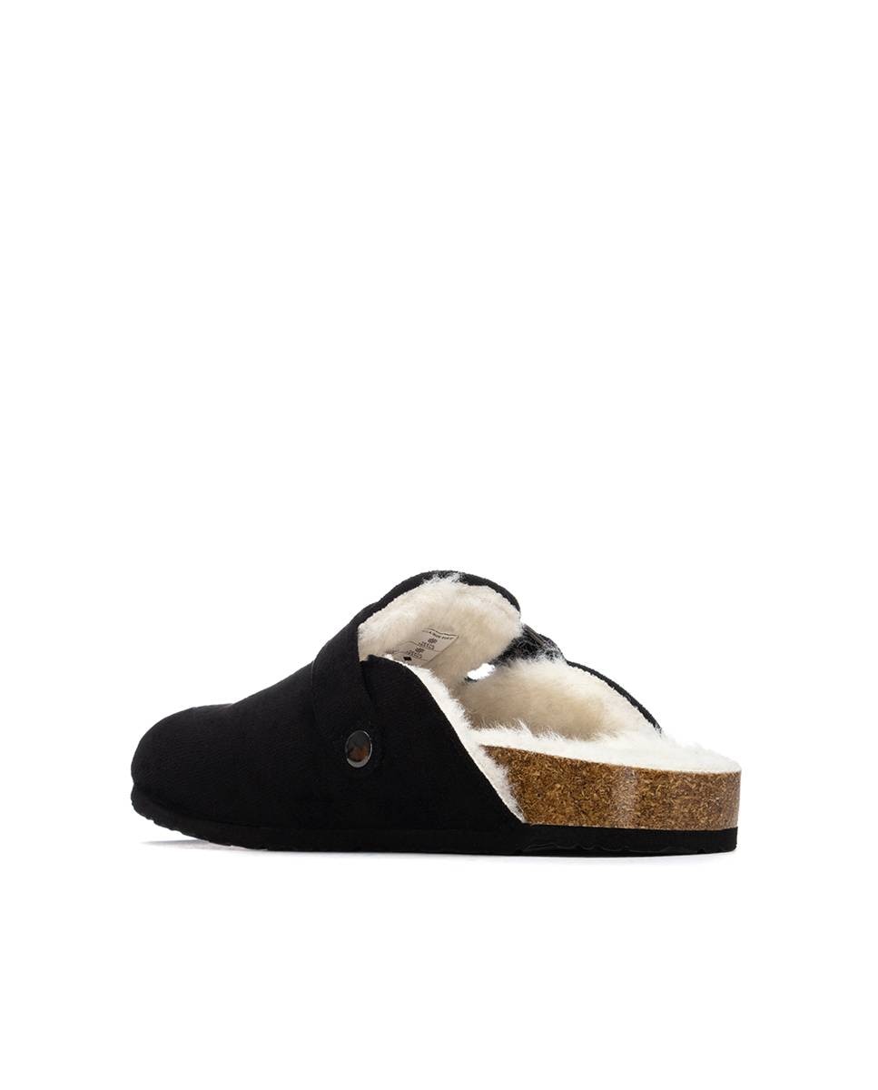Zueco de mujer con pelo interior - Xti - Negro Negro-2