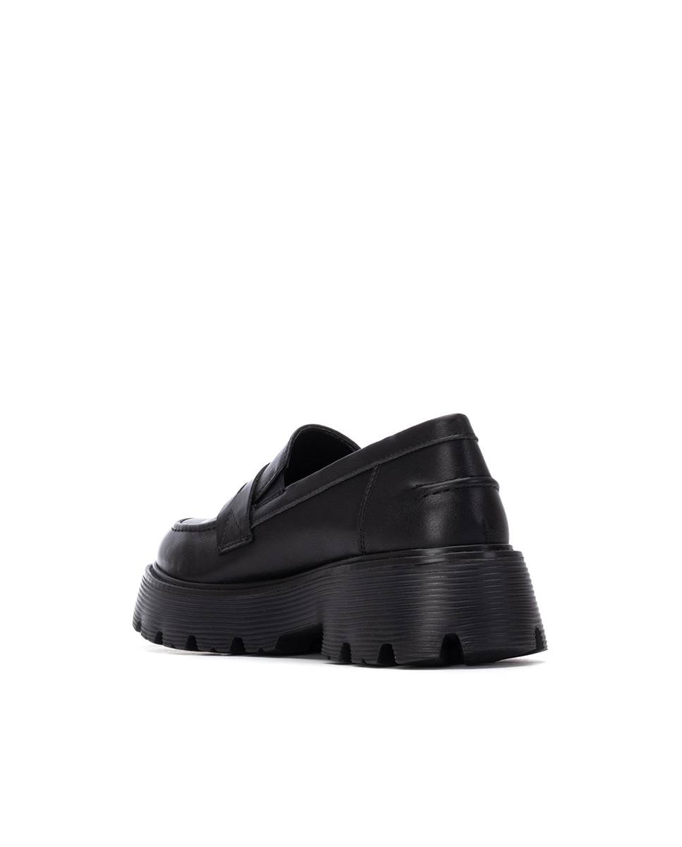 Mocasín de mujer plano - Refresh - Negro Negro-4