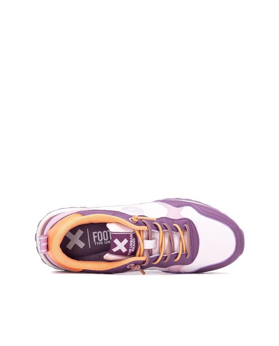 Zapatilla de mujer con estampado animal - Xti - Morado Morado-6