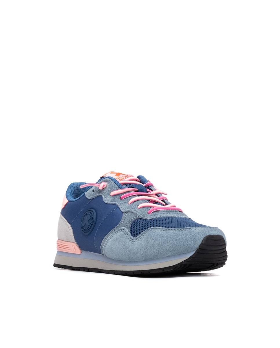 Zapatilla de mujer con cordones - Xti - Azul Azul-3