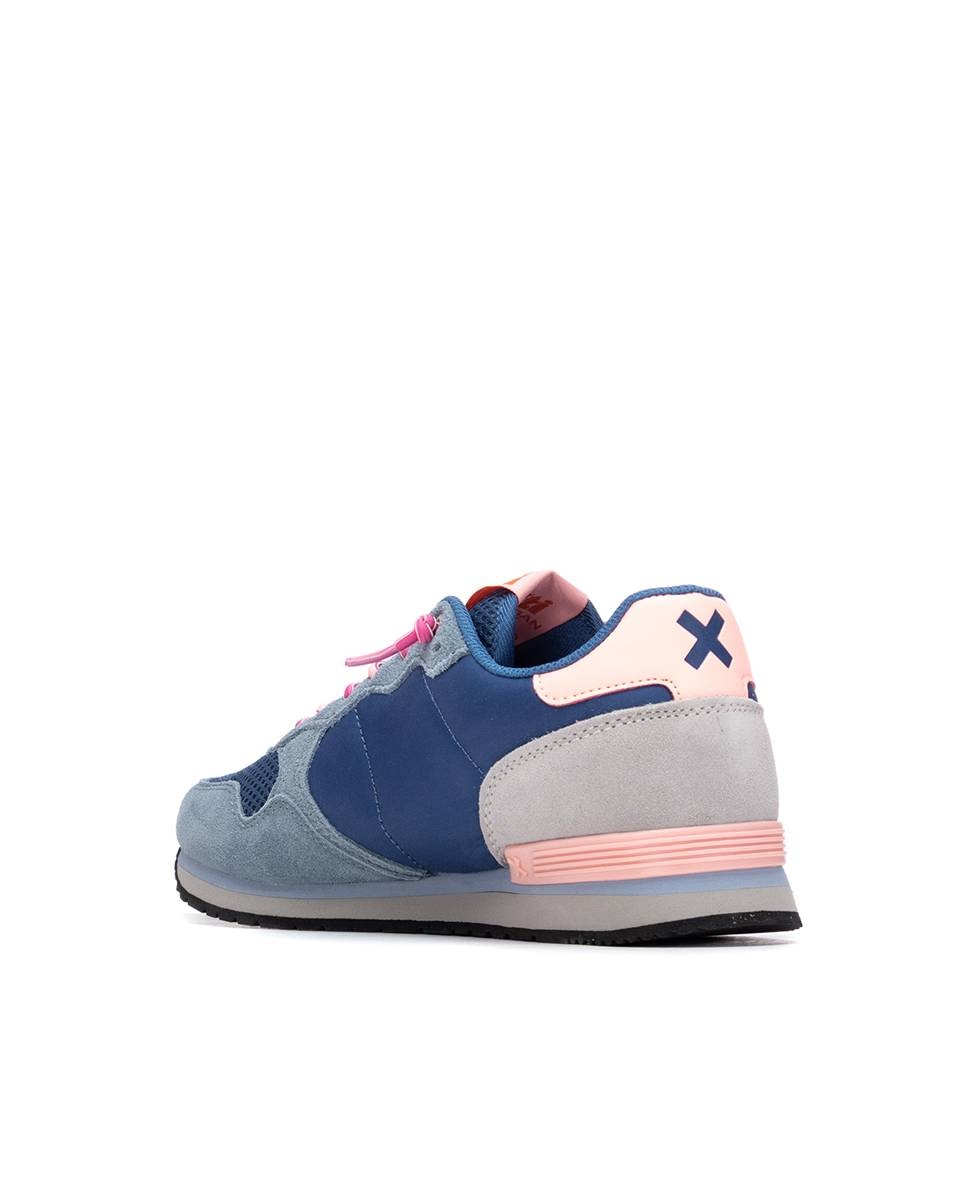 Zapatilla de mujer con cordones - Xti - Azul Azul-2