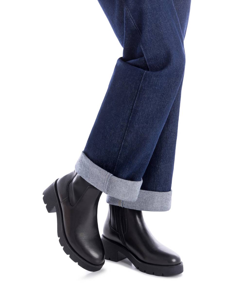 Botines básicos de mujer con cremallera - Xti - Negro Negro-2