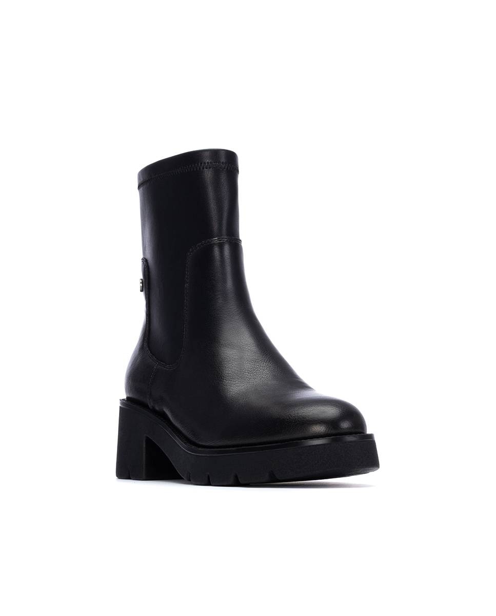 Botines básicos de mujer con cremallera - Xti - Negro Negro-3