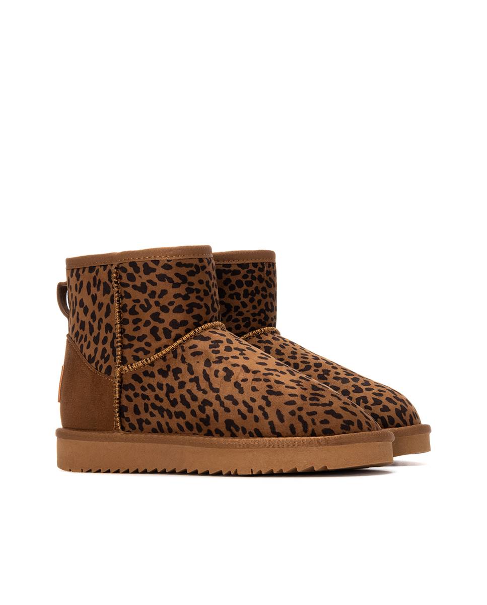 Botines con pelo de mujer australiano - Xti - Estampado Estampado-5