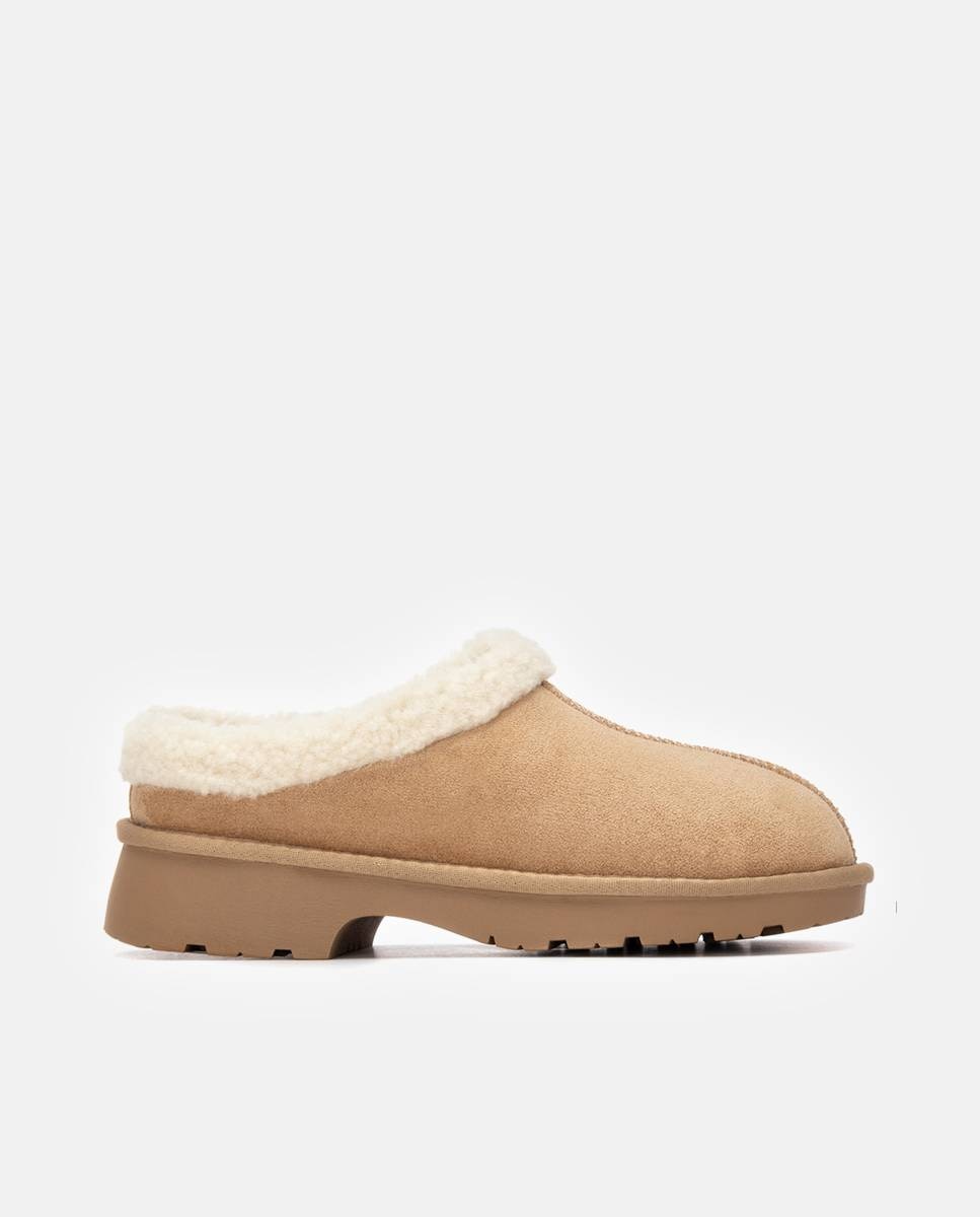 Zapatillas de mujer con pelo australiano - Xti - Beige Beige-1