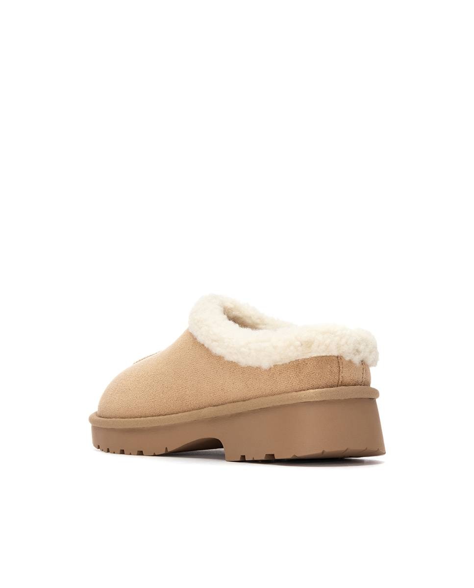 Zapatillas de mujer con pelo australiano - Xti - Beige Beige-4