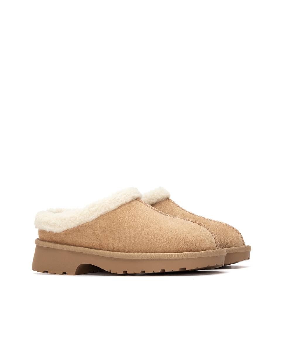 Zapatillas de mujer con pelo australiano - Xti - Beige Beige-5