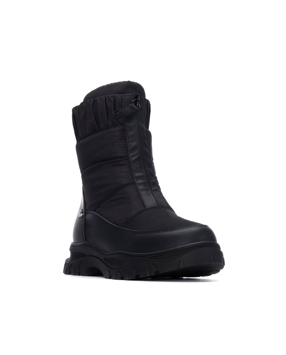 Botines básicos de mujer con cremallera acolchados - Xti - Negro Negro-3