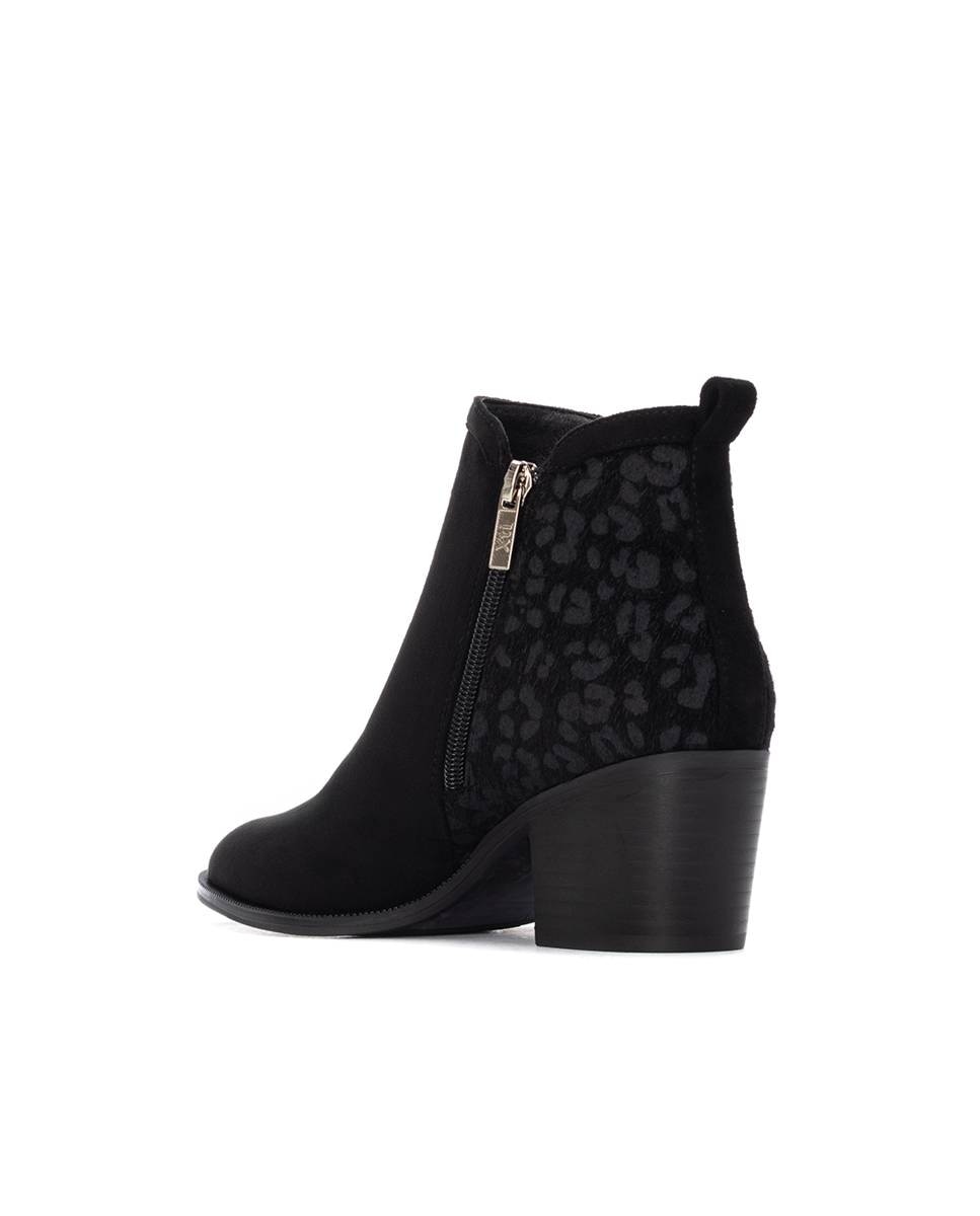 Botines de mujer con cremallera - Xti - Negro Negro-2