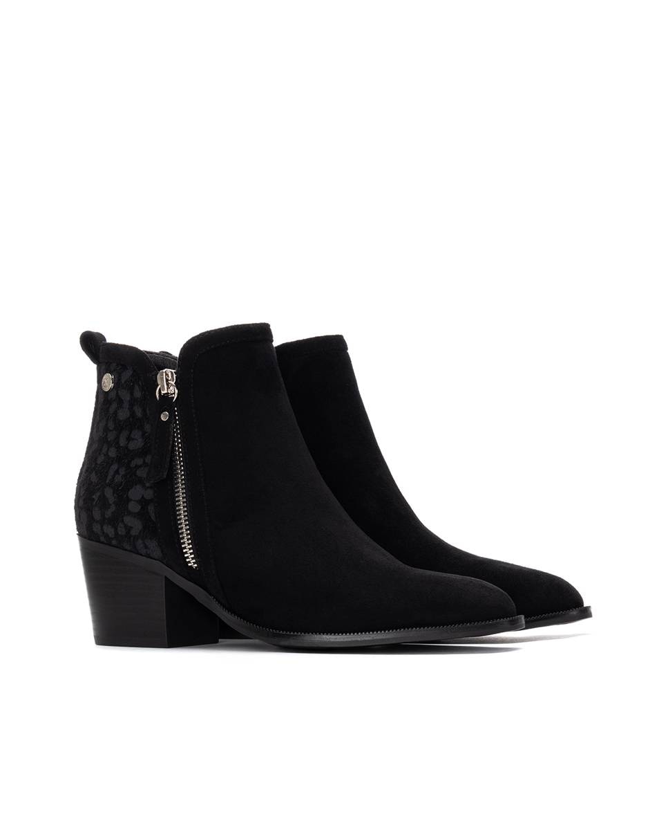 Botines de mujer con cremallera - Xti - Negro Negro-4