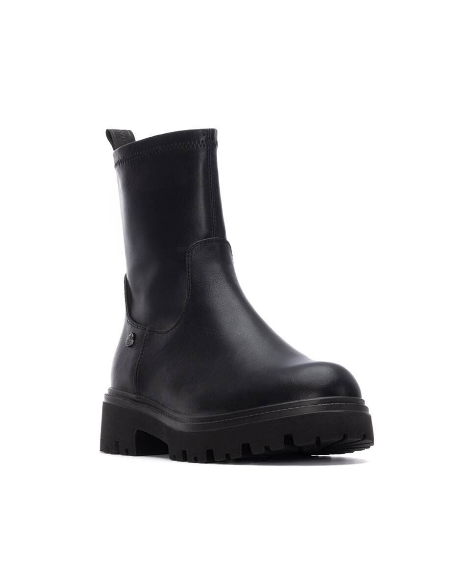 Botines de mujer con tacón - Xti - Negro Negro-3