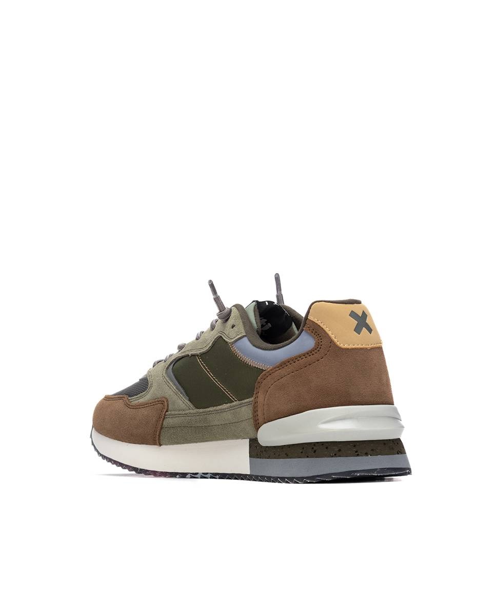 Zapato de hombre de piel con cordones - Xti - Kaki Kaki-2