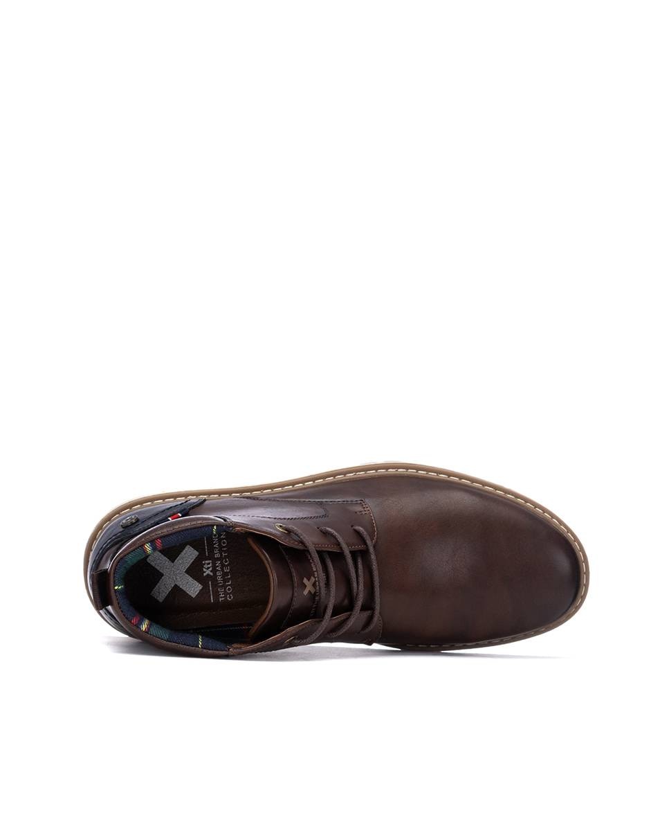 Imagen 5 de Botín de hombre con cordones - Xti - Marrón Marrón