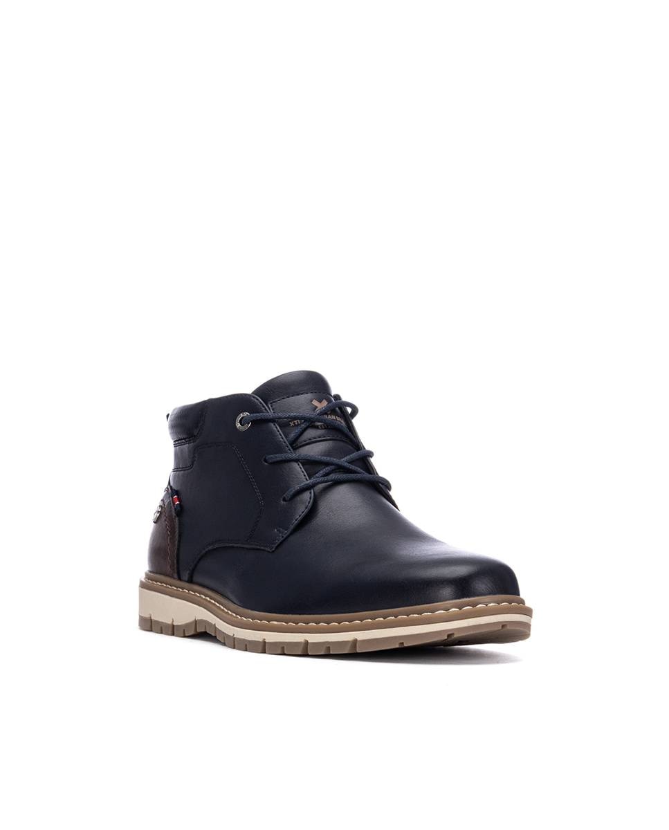 Imagen 3 de Botín de hombre con cordones - Xti - Azul Azul