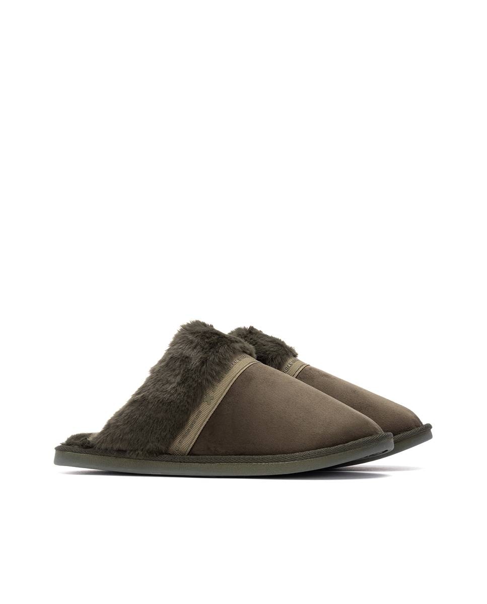 Imagen 4 de Zapatilla de casa de hombre - Xti - Kaki Kaki