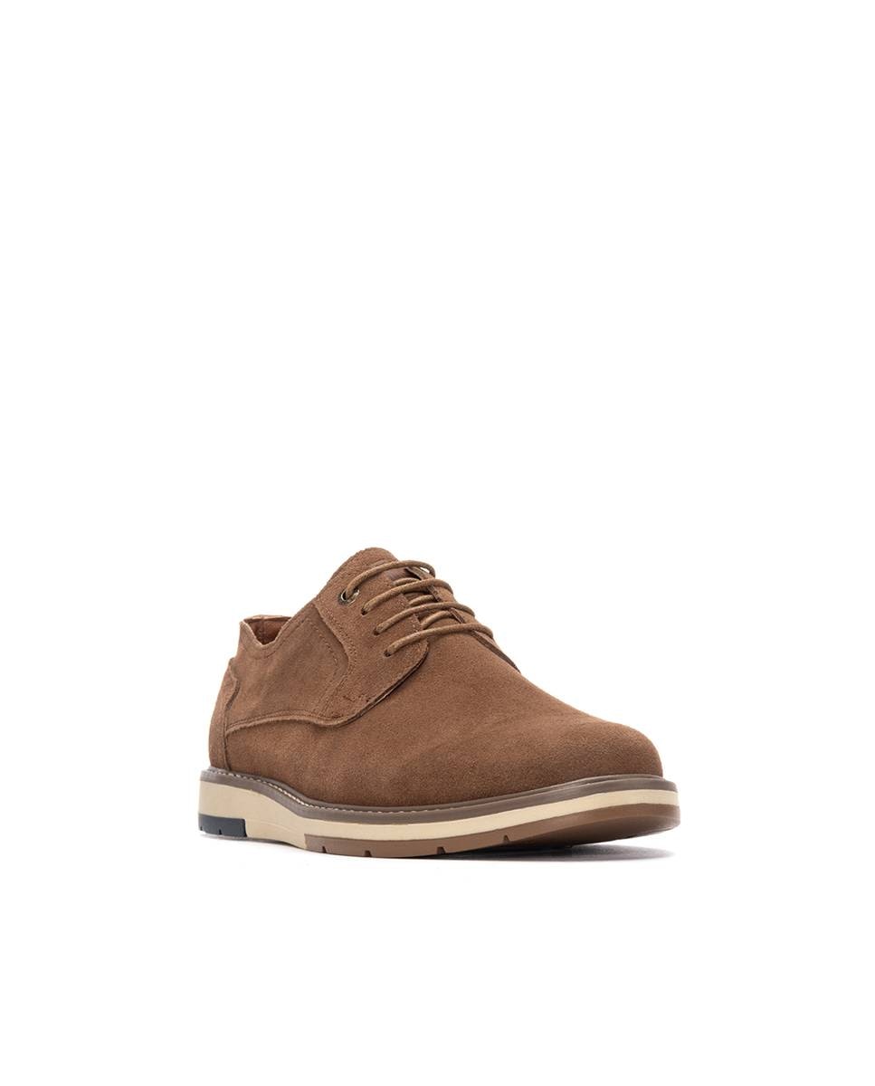 Zapato de piel de hombre con cordones - Carmela - Camel Camel-3