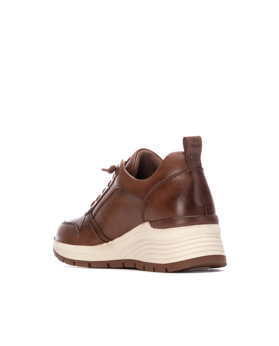 Refresh - Zapatillas deportivas de mujer con cordones y cuña.