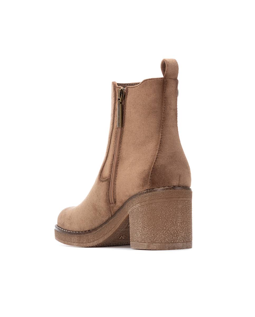 Botin De Tacón Alto Para Mujer, Zapatos Chelsea Con Cordon Y Cremallera, Puntiagudos, Sexy