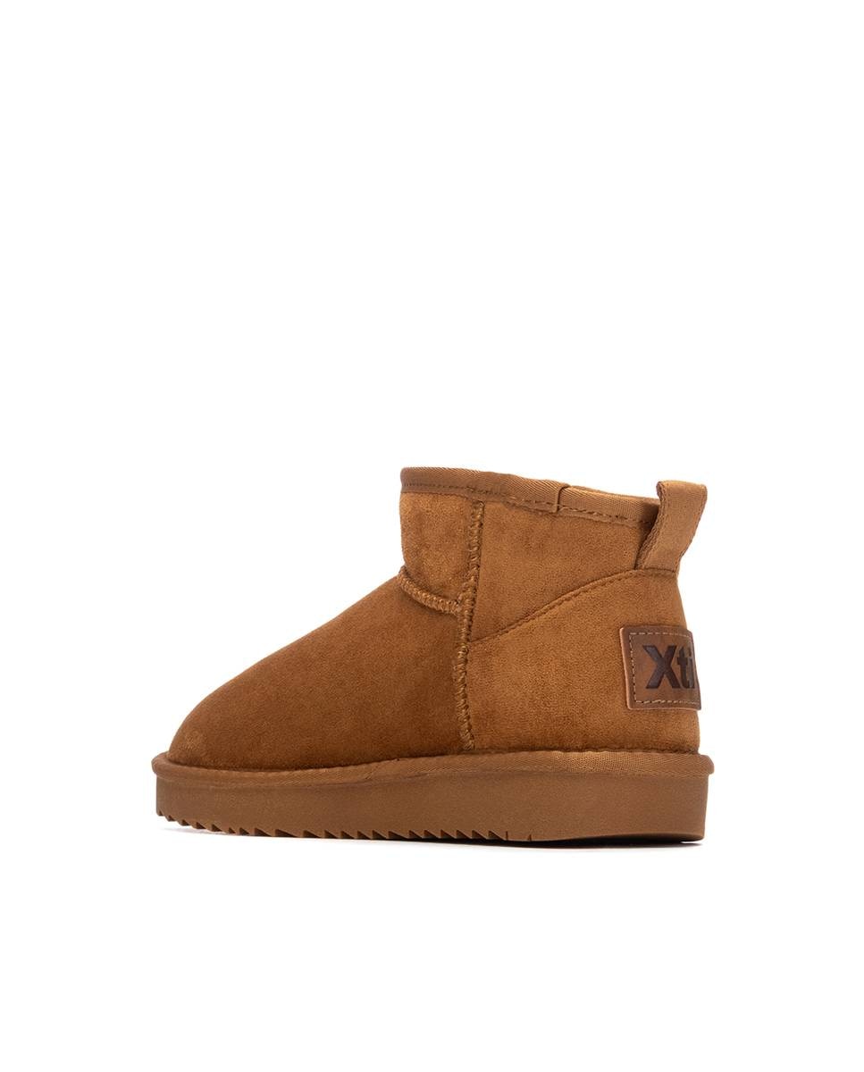 Botines con pelo de mujer australiano - Xti - Camel Camel-2