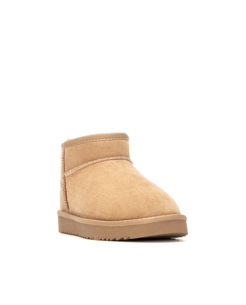 Botines con pelo de mujer australiano - Xti - Beige Beige-3