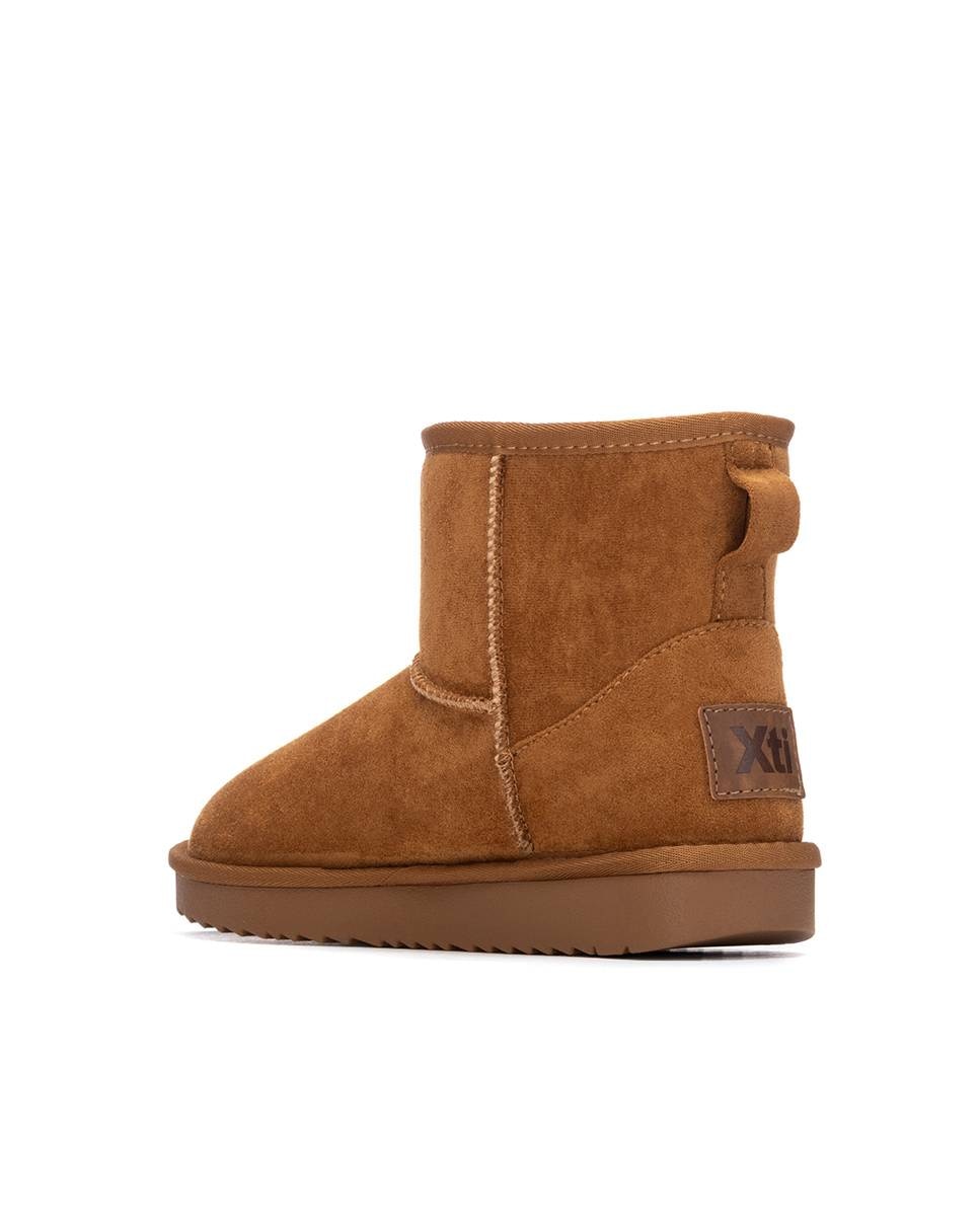 Botines con pelo de mujer australiano - Xti - Camel Camel-2