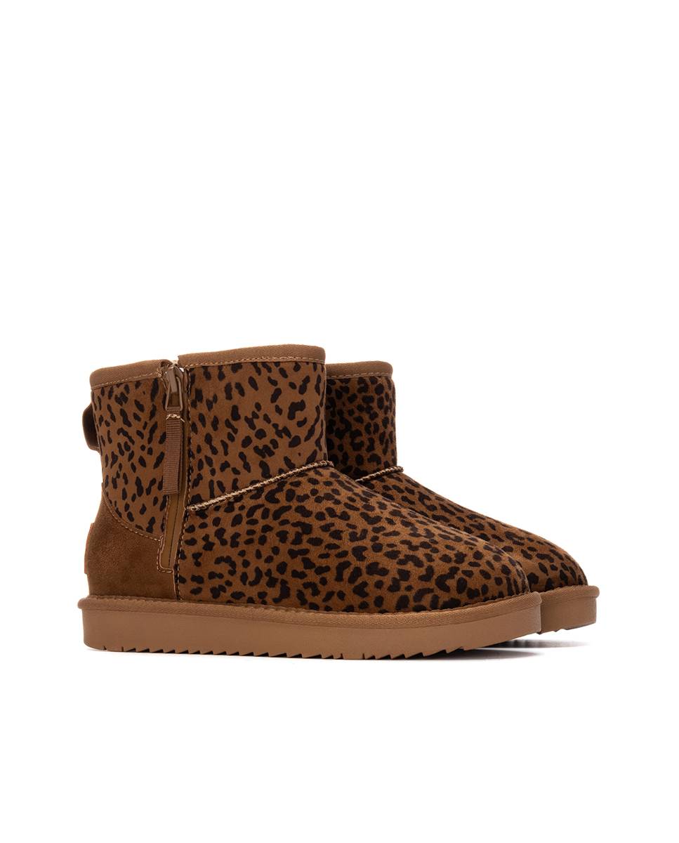 Botines con pelo de mujer australiano - Xti - Estampado Estampado-4
