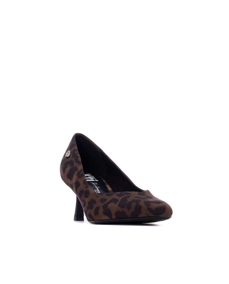 Zapatos de salón de mujer con punta fina y tacón medio - Xti - Marrón oscuro Marrón oscuro-2