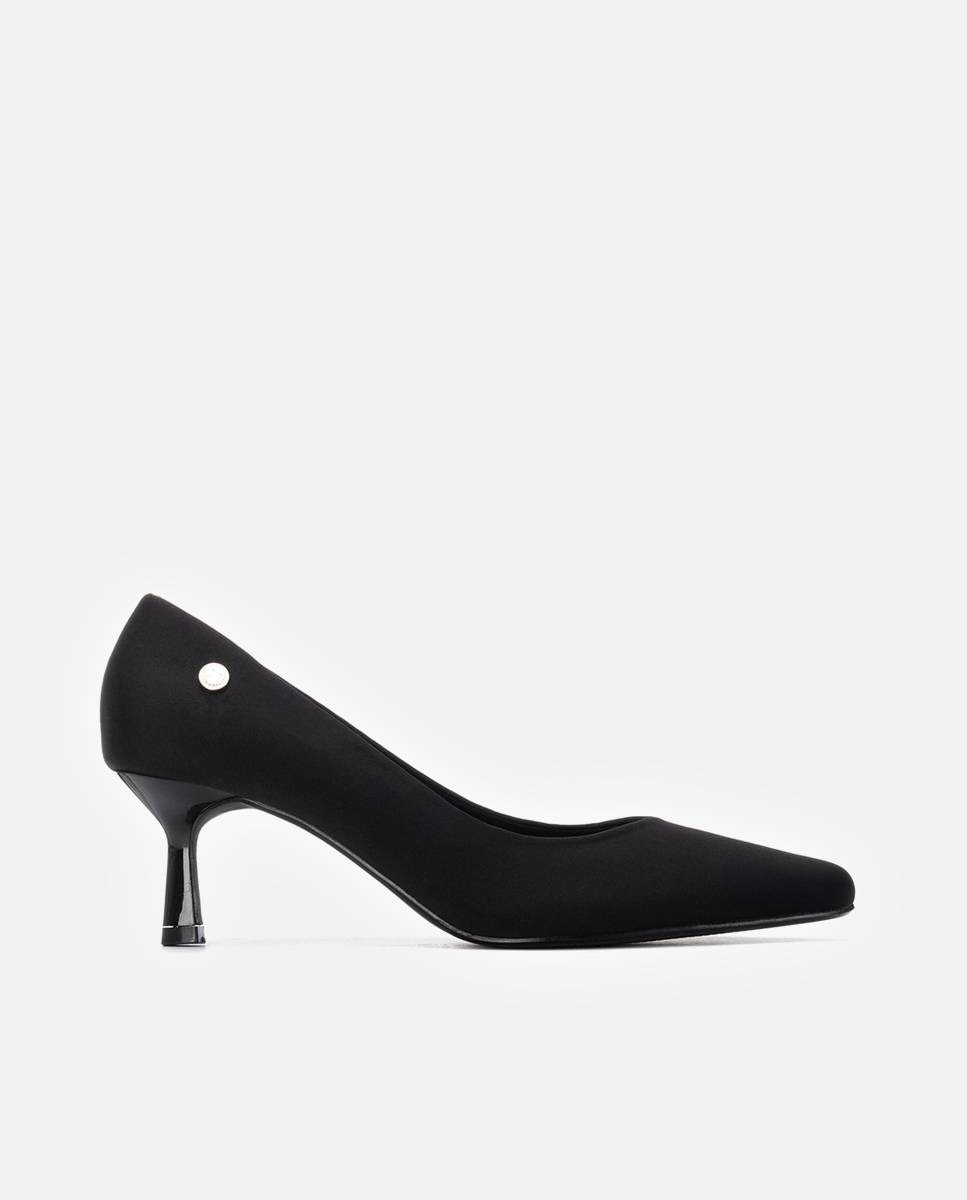 Xti - Zapatos de salón de mujer con punta fina y tacón medio.
