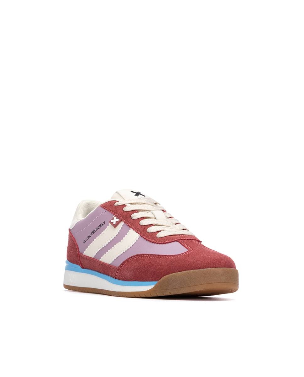 Zapatillas deportivas de mujer con cordones - Xti - Burdeos Burdeos-3