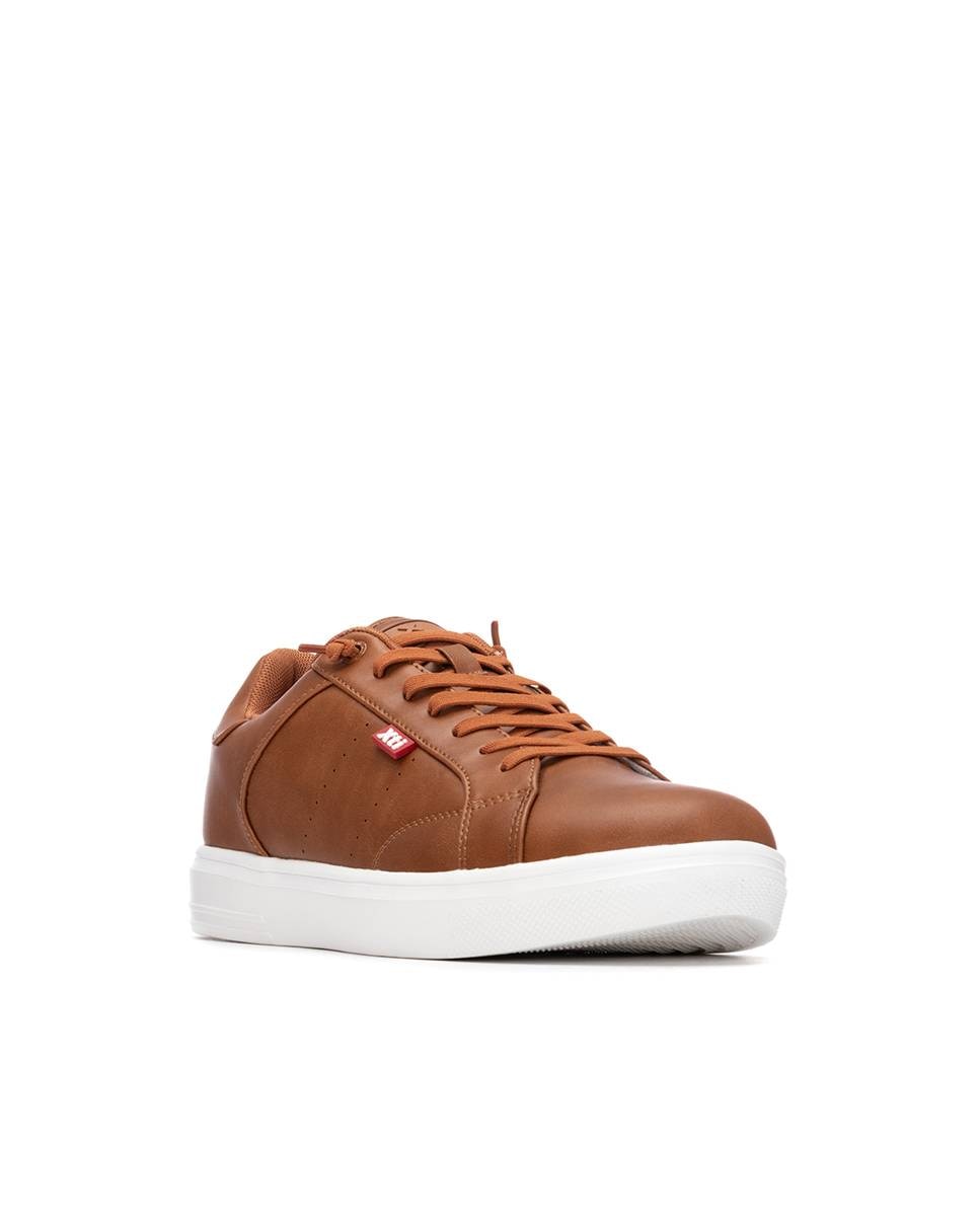 Zapatilla de hombre con cordones - Xti - Camel Camel-3