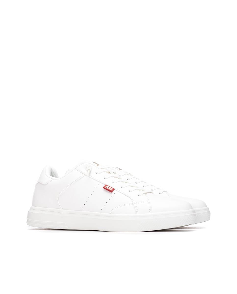 Zapatilla de hombre con cordones - Xti - Blanco Blanco-4