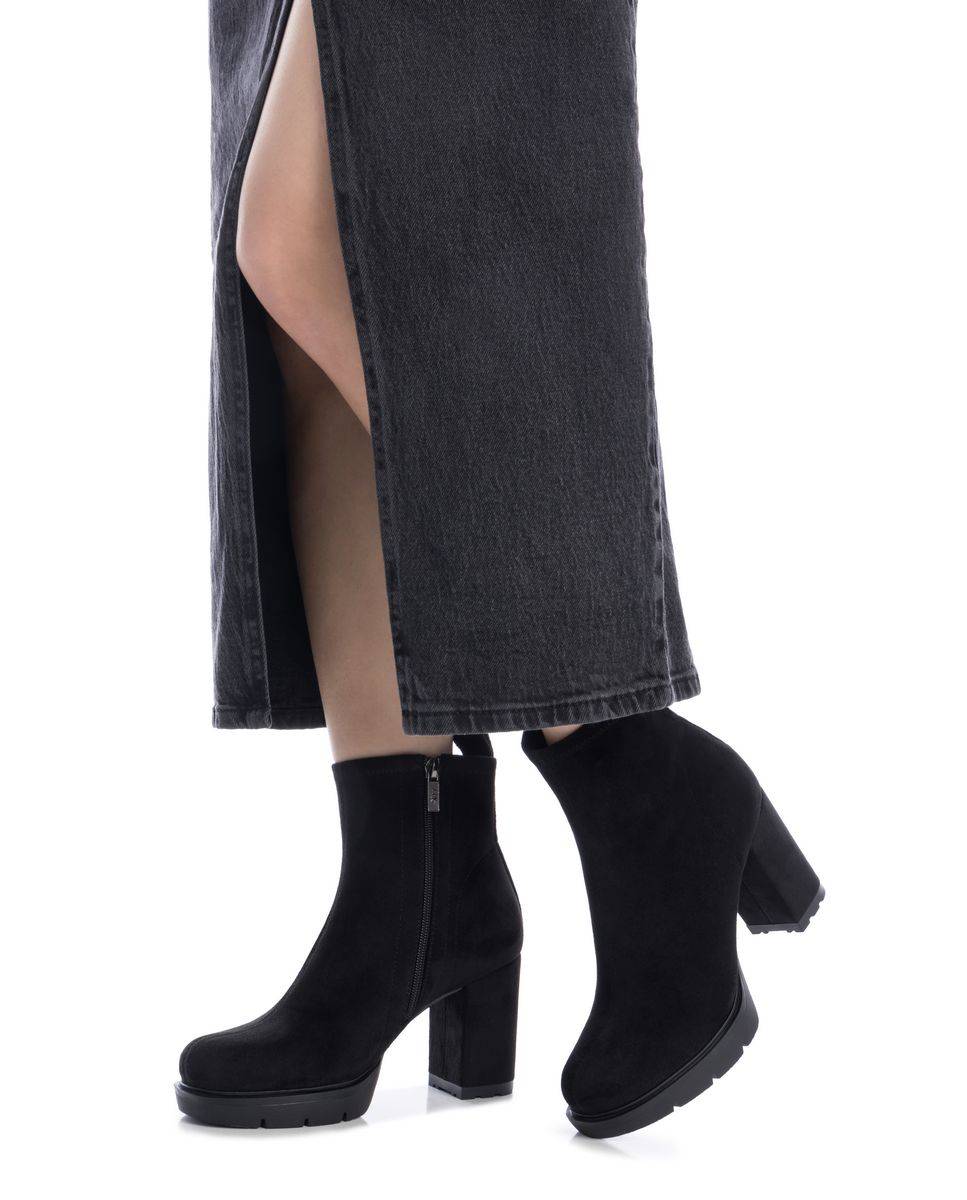 Botines de mujer con tacón - Xti - Negro Negro-2
